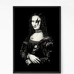 Punk star Monalisa Wall art