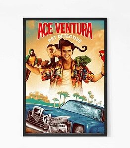 Ace Ventura Pet Detective Movie Framed Wall art