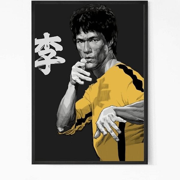 Bruce Lee Enter the dragon Wall Poster