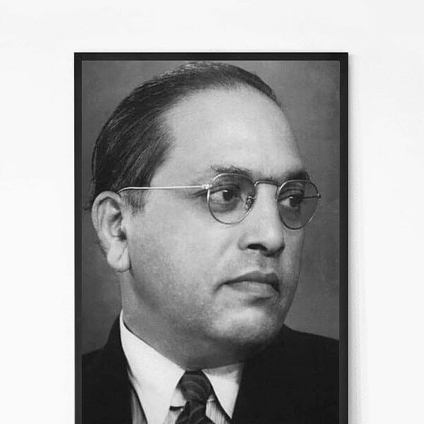 DR. Ambedkar Glass Framed Wall Art