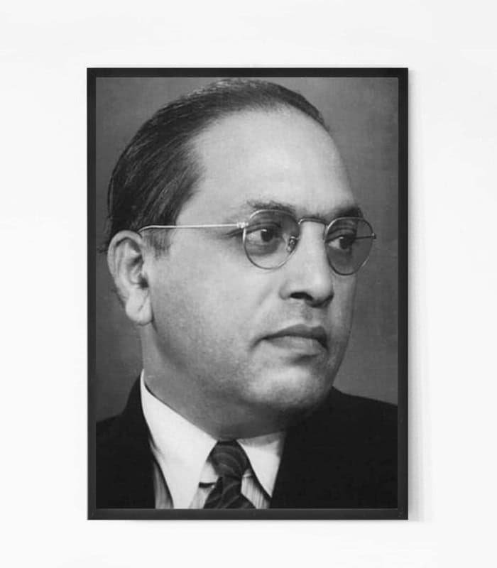 DR. Ambedkar Glass Framed Wall Art