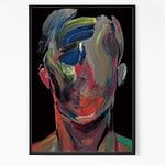 Hand painted Face Wall Art