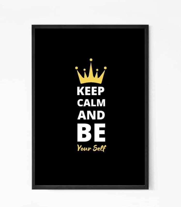 Keep Calm Quote Wall Art