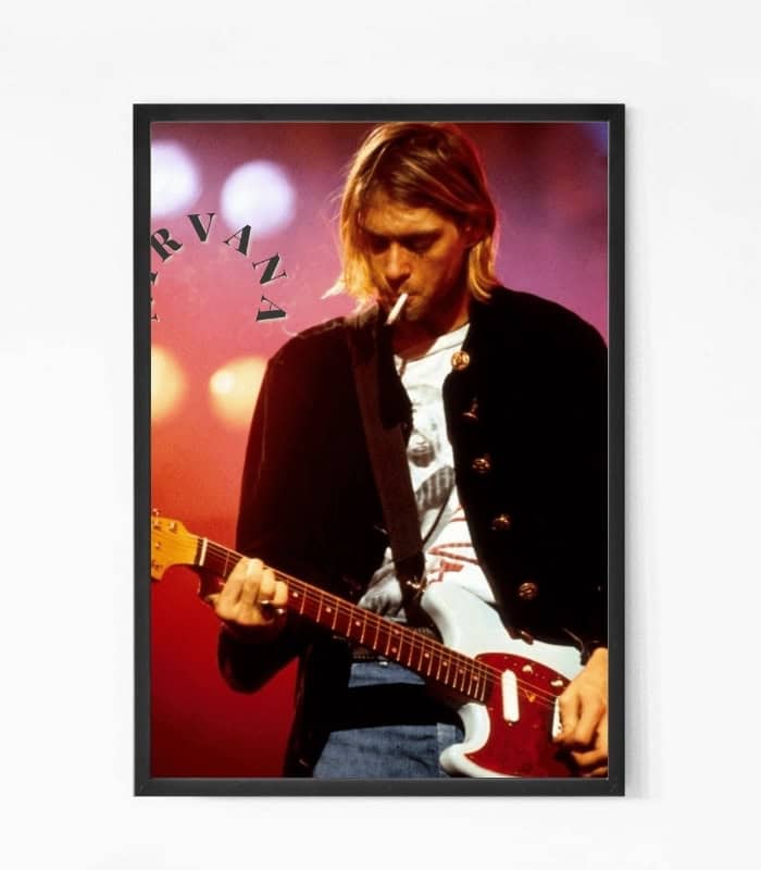 Nirvana Kurt Cobain Wall Art
