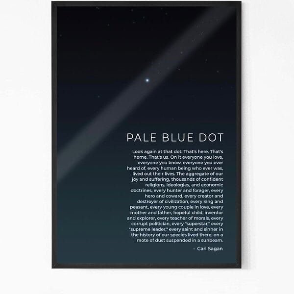 Buy Pale Blue Dot Wall Art