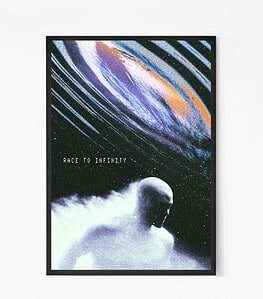 Buy Race To Infinity Quote Wall Art
