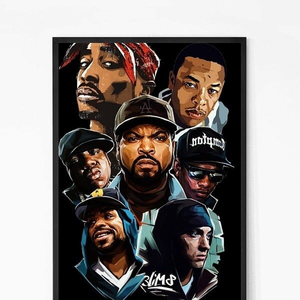 Rapper Ice cube Wall art