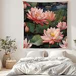 Buy Lotus Pond Tapestry Wall Art