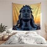buy Adiyogi Shiva Tapestry Wall Art