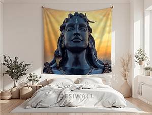 buy Adiyogi Shiva Tapestry Wall Art