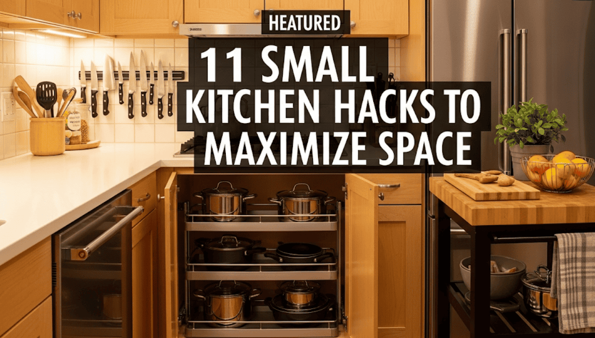 11 Small Kitchen Hacks to Maximize Space