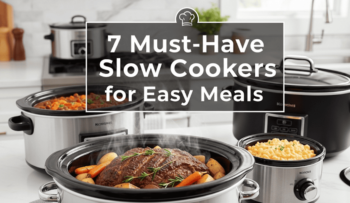 7 Must-Have Slow Cookers for Easy Meals