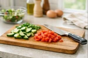 why kitchen accidents happen during everyday food preparation with knives at home