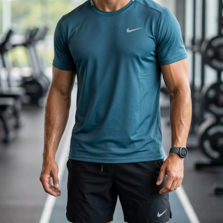 Athletic T-Shirts Blue