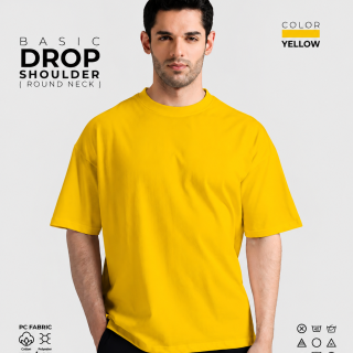 Basic Drop Shoulder Yellow