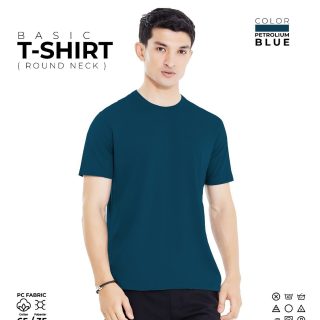Basic T-Shirt Petroleum Blue
