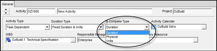 Understanding Oracle Primavera P6 Activity % Complete