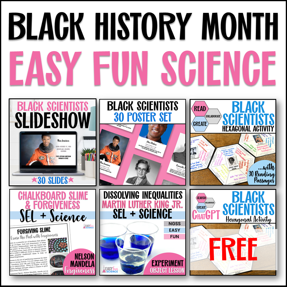 Collection of science activities for Black History Month