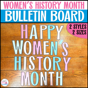 Bulletin Board Letters for Women's History Month