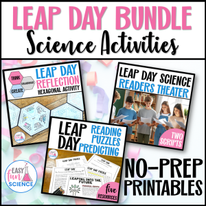 Leap Day science bundle hands-on challenges
