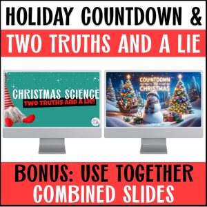 Christmas countdown and game bundle for classroom fun