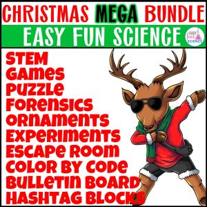 Printable Christmas Science Mega Bundle worksheets and activities