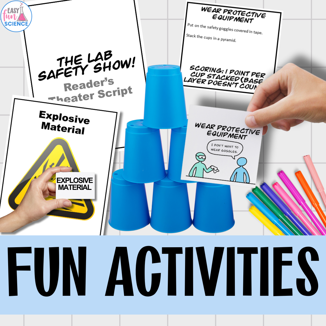 Lab Safety Big Bundle classroom science safety posters and activities