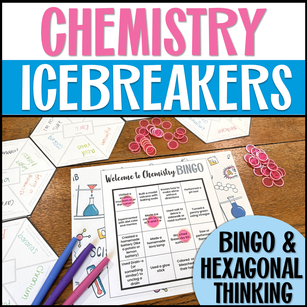Printable chemistry icebreaker activities
