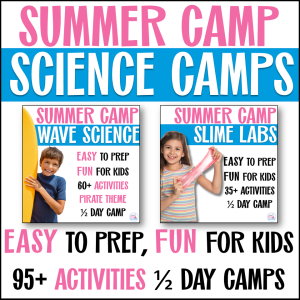 summer camp science waves and slime activities