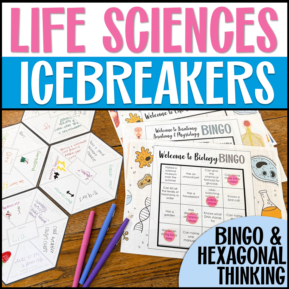 Life science ice breakers for back-to-school