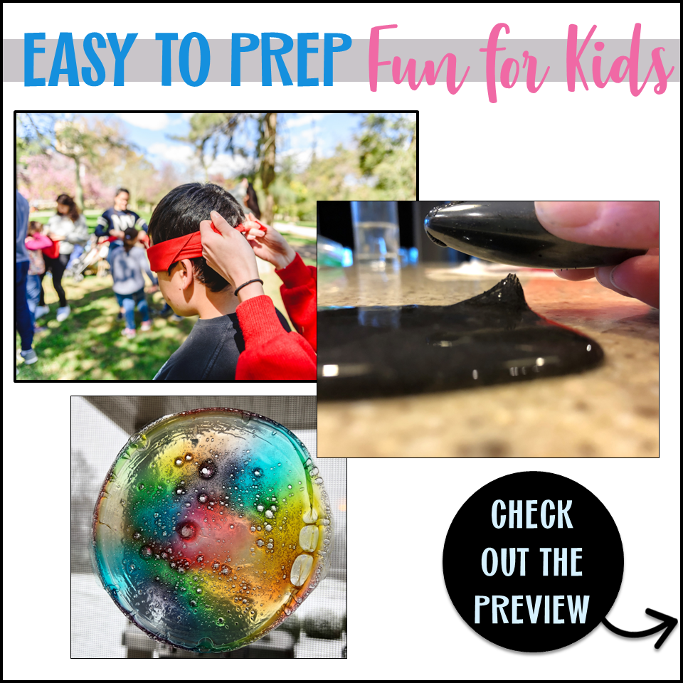 summer camp science waves and slime activities