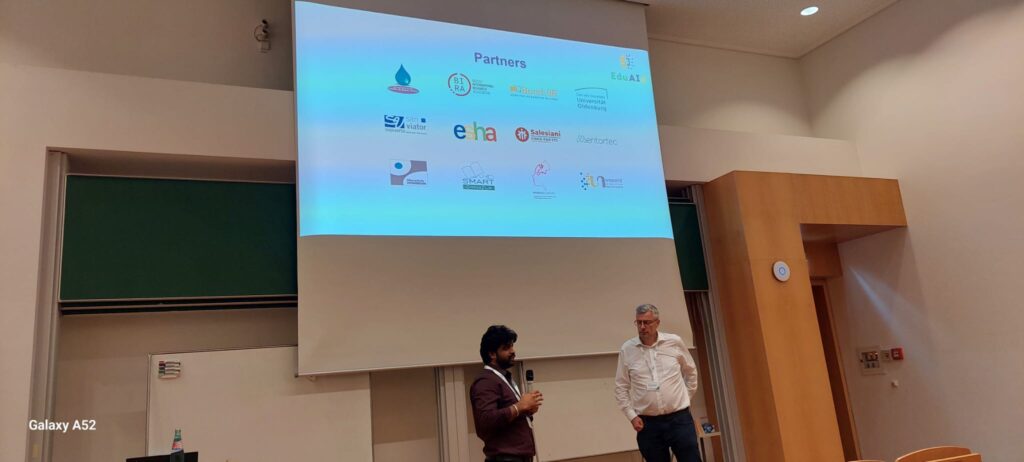 Fig. 1. University of Oldenburg presenting the EduAId paper at SAP ACC DACH 2025