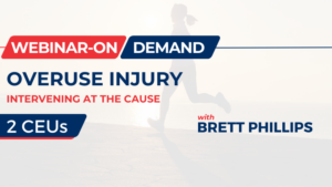 Overuse Injury: Intervening at the Cause