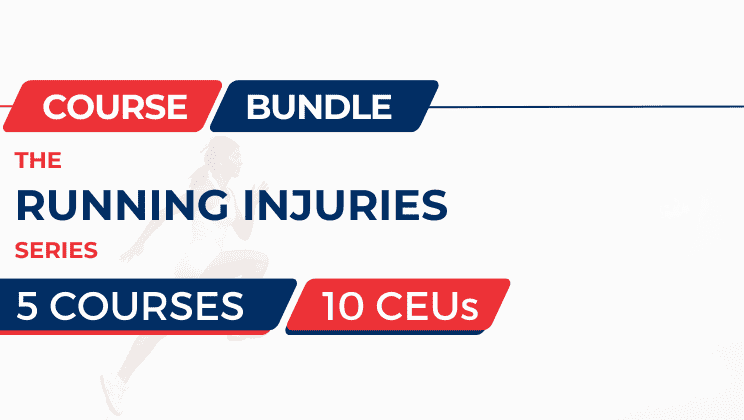 Running injuries course bundle for CEUs and health education training.
