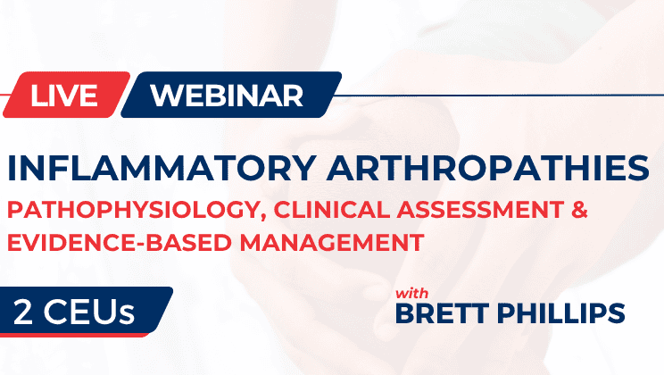 Infammatory Arthropathies: Pathophysiology, Clinical Assessment and Evidence-Based Management