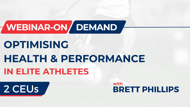 Optimising Health and Performance in Elite Athletes