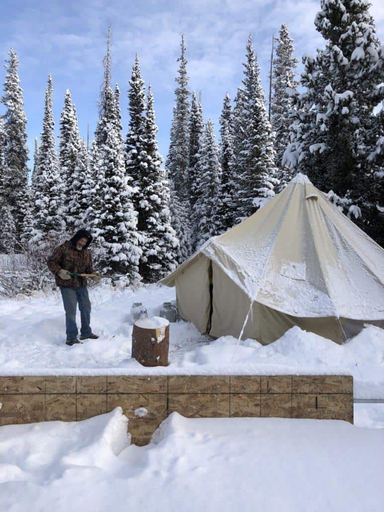 canvas tents with awnings