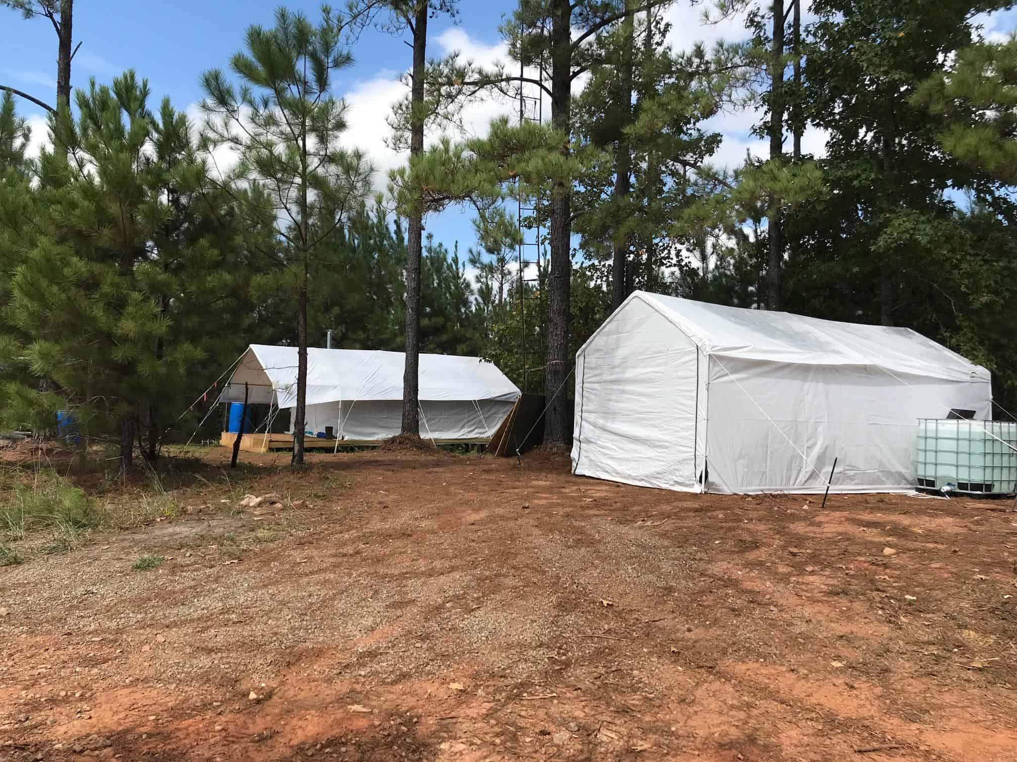canvas tents for glamping