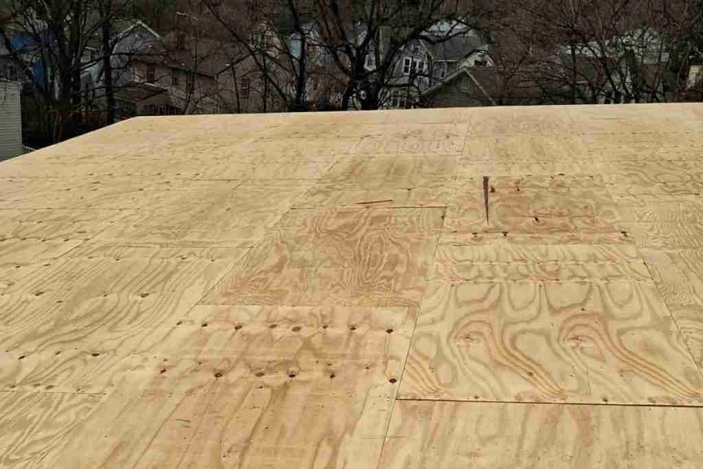 New roof replacement project with high-quality materials