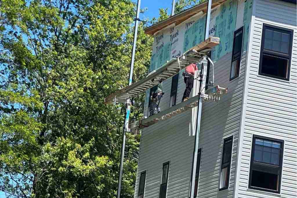 Energy-efficient insulated siding on residential home in NJ