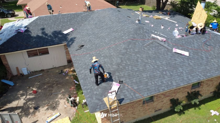 Residential roofing replacement