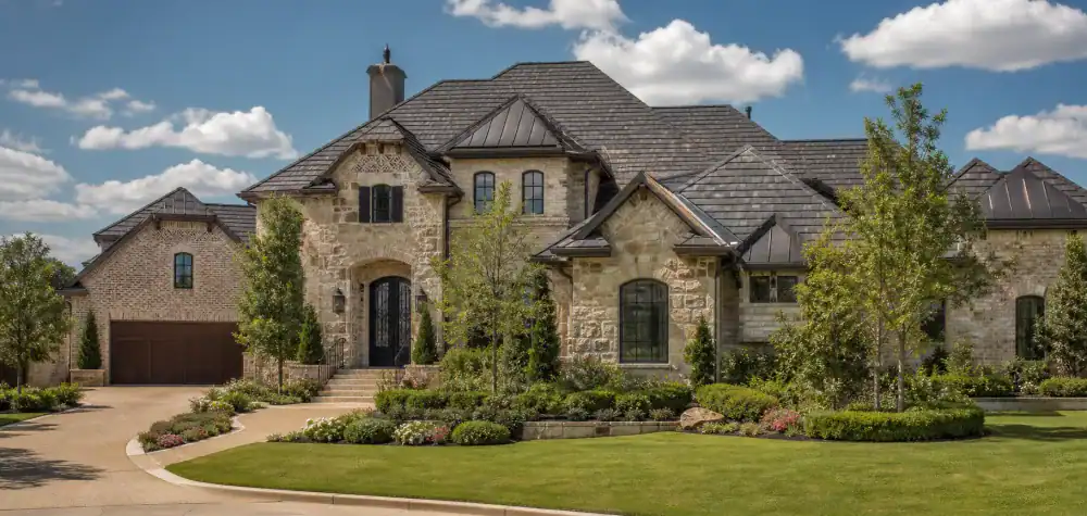 Luxury stone home in Southlake, Texas