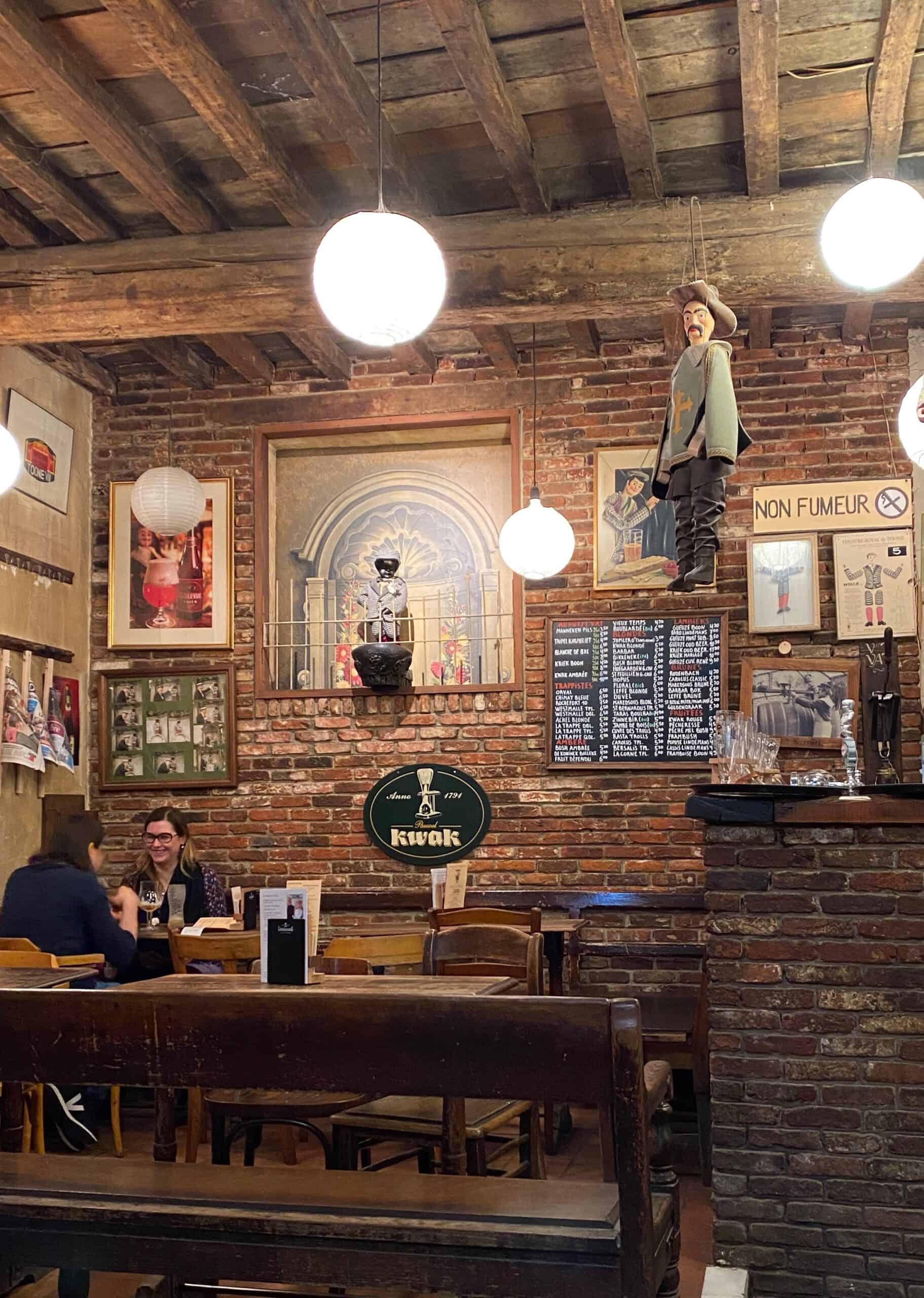 is-brussels-worth-visiting A quirky local spot for an interesting ambiance and good drinks.