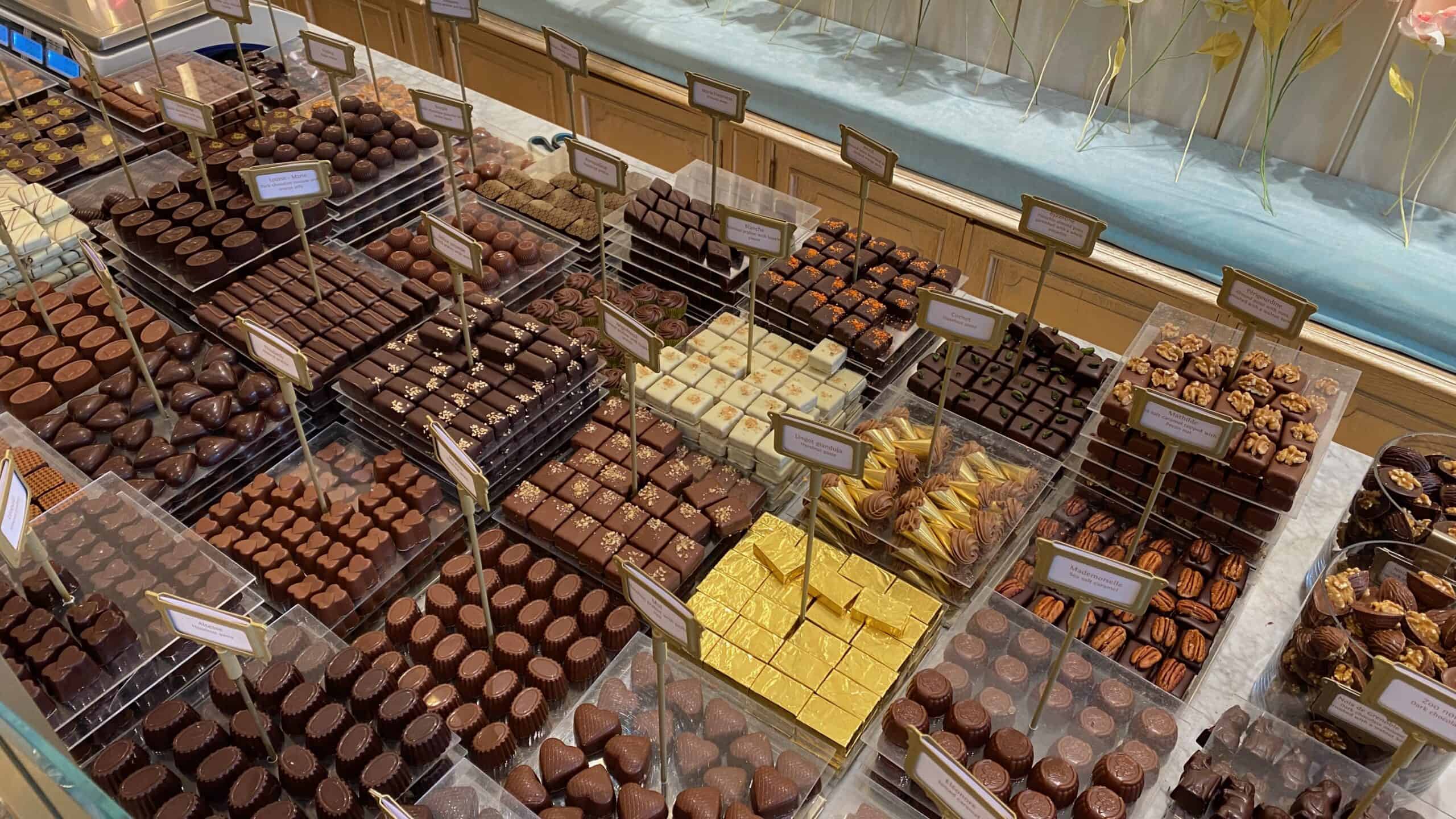 is-brussels-worth-visiting World-famous chocolates on display make visiting Brussels totally worth it.