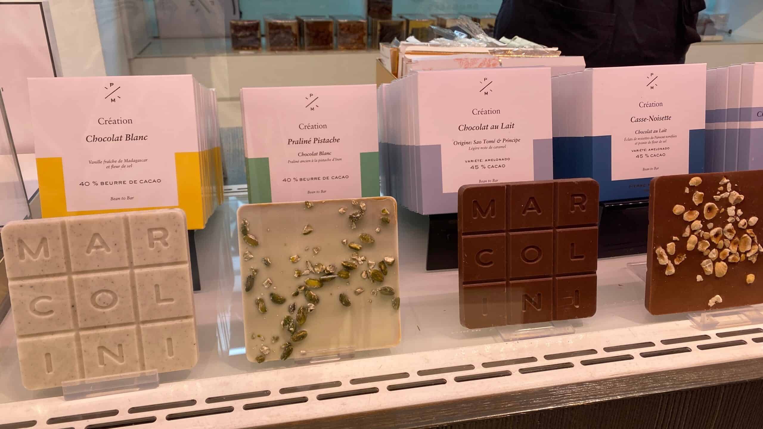 best-chocolates-in-brussels Displays show you exactly the special ingredients in each chocolate type