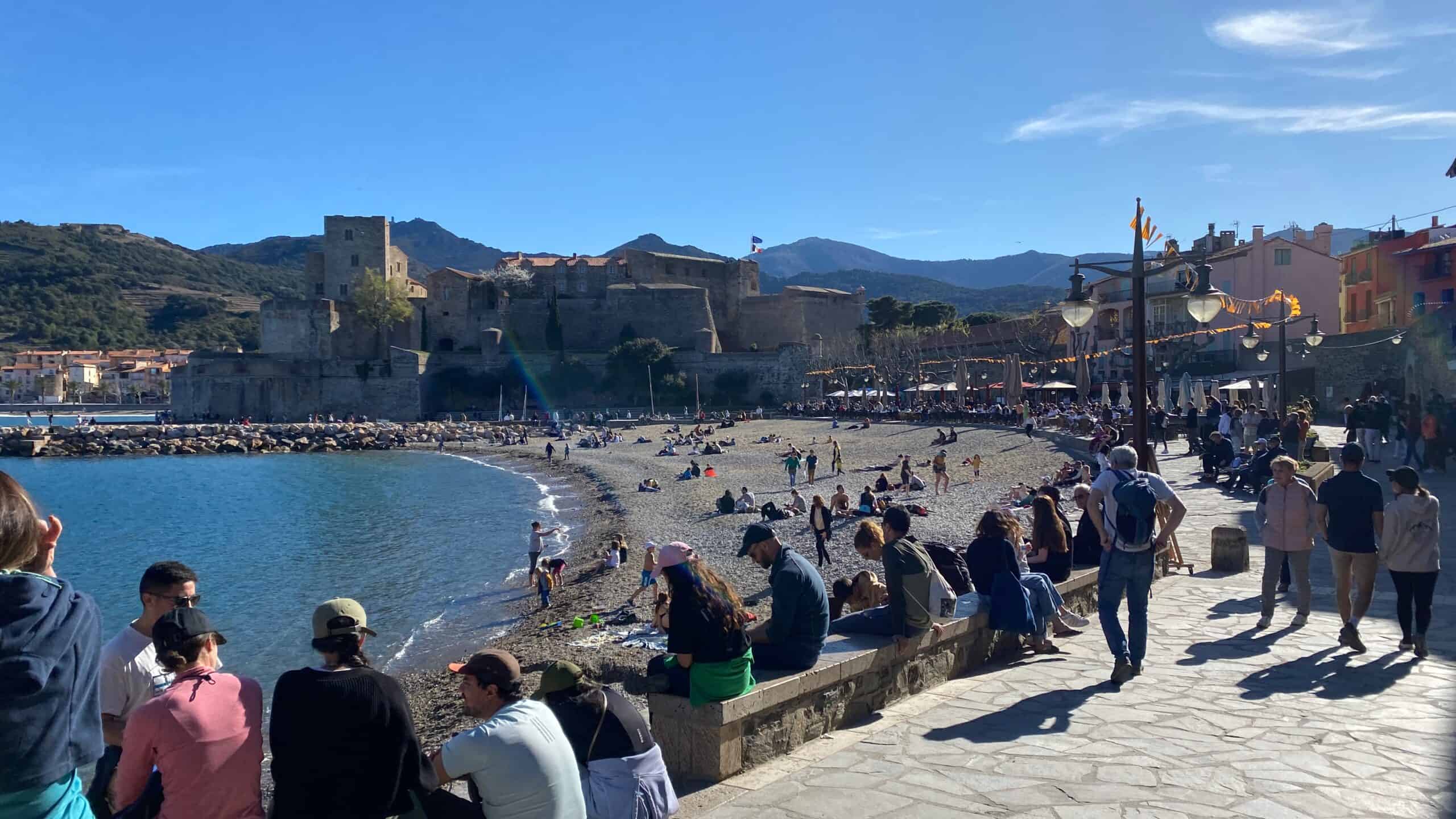 Collioure in the Spring is very comfortable