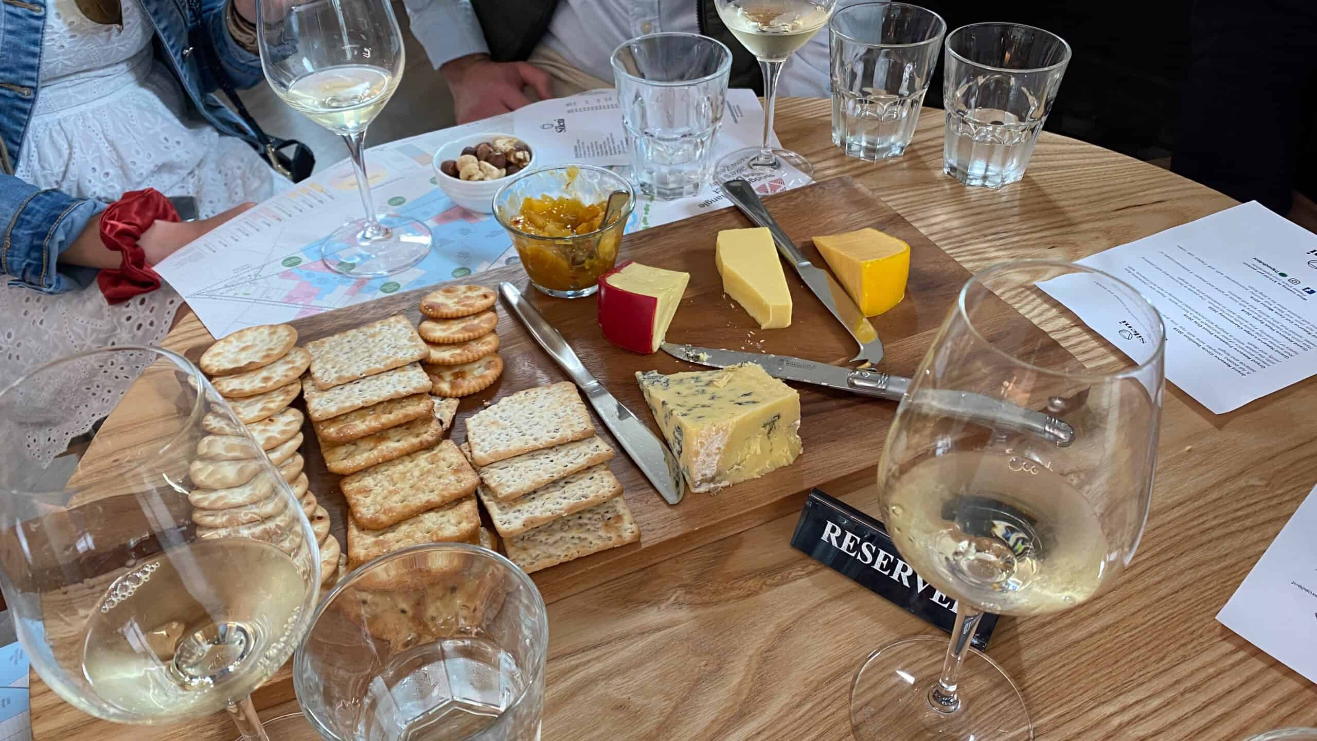 Tasting and trying the wines of the region