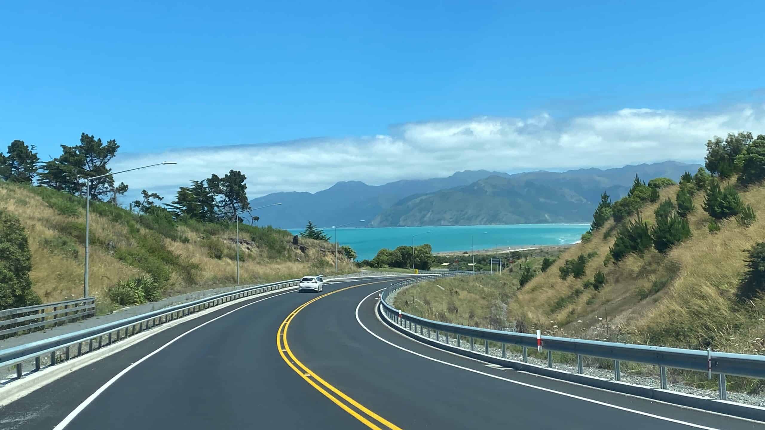On the road - driving on the left hand side