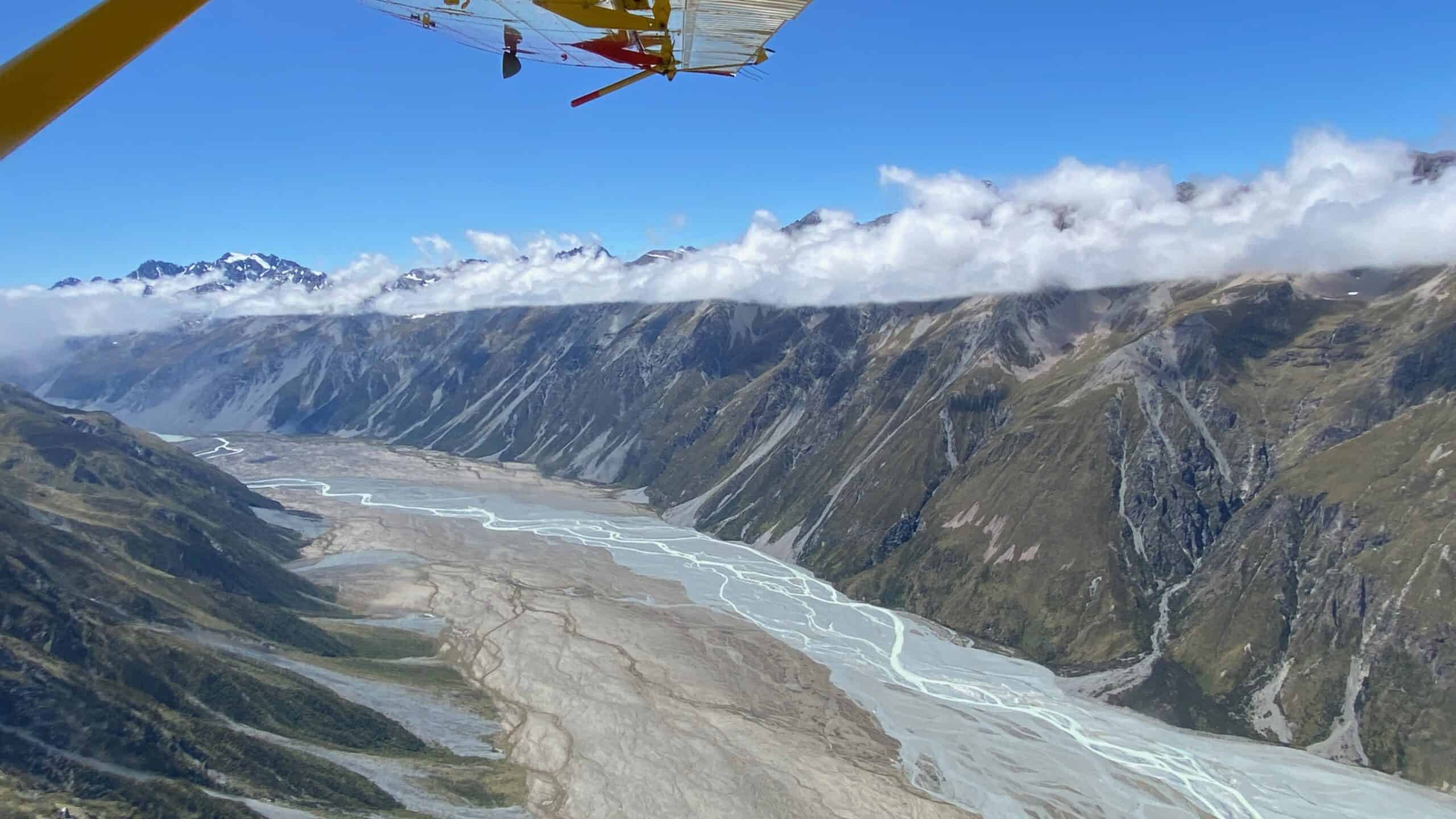 Gorgeous landscape views available from the plane