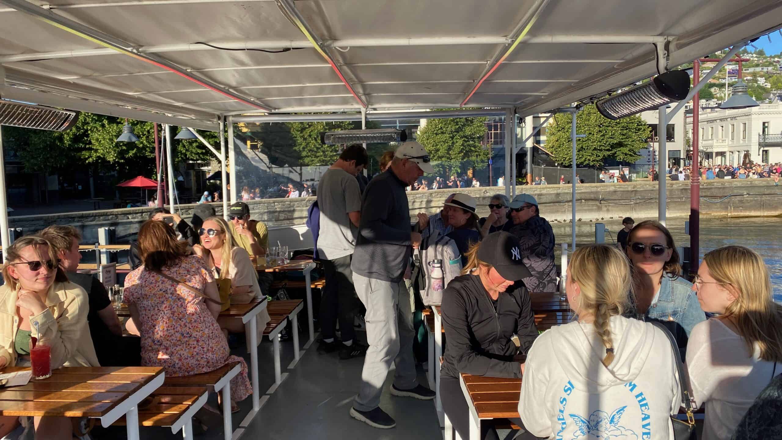 Perjy's floating bar is a great place to hang out